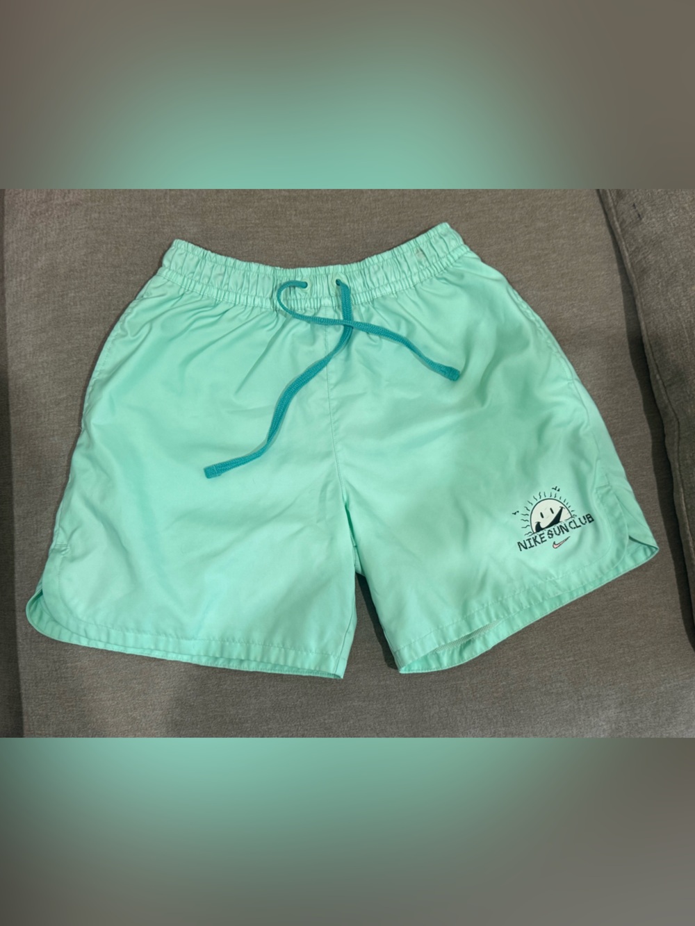 Nike Men’s Mint Teal Drawstring Bermudas